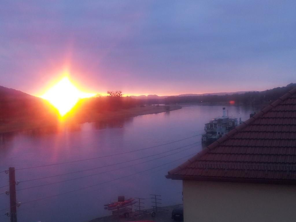 Ferienwohnung An Der Elbe دريسدن المظهر الخارجي الصورة